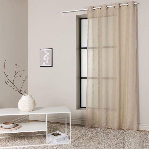 Venture Home Curtain Kaya 240x140 cm Polyester Beige