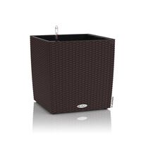 LECHUZA Planter CUBE Cottage 30 ALL-IN-ONE Mocha