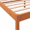 vidaXL Senior Bed without Mattress Wax Brown 90x190 cm Single Solid Wood Pine