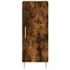 vidaXL Highboard Smoked Oak 34.5x34x180 cm Engineered Wood