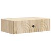 vidaXL Wall-Mounted Side Table Sonoma Oak 59 x 34.5 x 17 cm