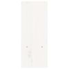 vidaXL Monitor Stand White (39-72)x17x43 cm Solid Wood Pine