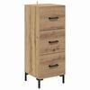 vidaXL Highboard Artisan Oak 34.5 x 34 x 180 cm Engineered Wood