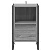 vidaXL Bedside Table Grey Sonoma 39.5 x 30 x 50 cm Engineered Wood