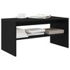 vidaXL TV Cabinet Black Oak 80x40x40 cm Engineered Wood