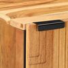vidaXL Bathroom Sink Cabinet Solid Acacia Wood Engineered wood