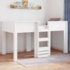 vidaXL Bunk Bed for Kids White 100 x 200 cm Engineered wood