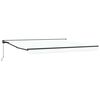 vidaXL Awning Frame White 400 x 300 cm Polyester with PU coating