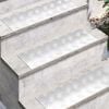vidaXL Stair Tread Rectangular 4 pcs Silver 60 x 20 cm Aluminium