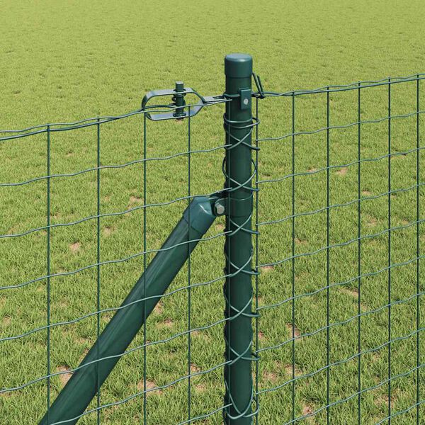 vidaXL Fence Post Other 26 pcs Grey 3.2 x 3.2 x 140 cm Steel