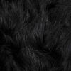 vidaXL Faux Sheepskin Rug Tafalla Black &Oslash; 120 cm Polyester
