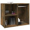 vidaXL Dressing Cabinet Smoked Oak 80x40x65 cm Engineered Wood