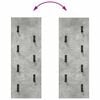 vidaXL Wall-Mounted Coat Rack Concrete Grey 30 x 1.5 x 80 cm