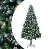 vidaXL Artificial Christmas Tree with 300 LEDs with Stand Green 240 cm