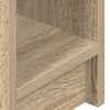vidaXL Bedside Cabinets with Drawer 2 pcs Sonoma Oak 20x36x60 cm