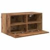 vidaXL TV Wall Cabinets 2 pcs Old Wood 60 x 30 x 30 cm Engineered Wood