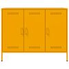 vidaXL Sideboard Mustard Yellow 100.5x39x79 cm Steel