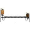 vidaXL Bed Frame without Mattress Metal 160x200 cm