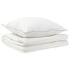 vidaXL Duvet and Pillow Set 2 pcs 137x200 cm Summer 200 GSM Wool White