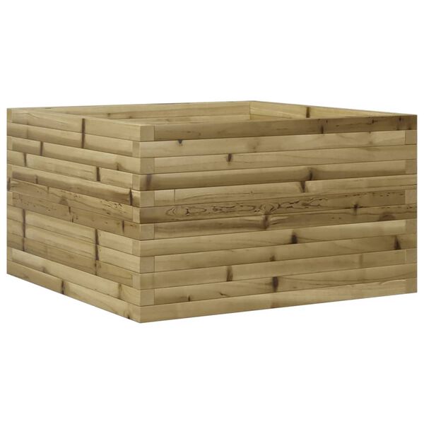 vidaXL Garden Planter 80x80x45.5 cm Impregnated Wood Pine