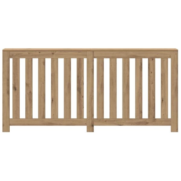 vidaXL Radiator Cover Artisian Oak 175x20x82 cm Engineered Wood