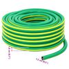vidaXL Garden Hose 5-Ply Green and Yellow 1 / 2'' 10 m PVC