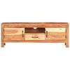 vidaXL TV Cabinet 116x30x40 cm Solid Acacia Wood