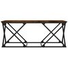 vidaXL Coffee Table Smoked Oak 100x49x40 cm Engineered Wood
