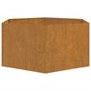 vidaXL Planter Rusty 90x90x45 cm Corten Steel