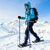vidaXL 3 in 1 Snowshoes Blue and Black 25 inches Aluminum and HDPE