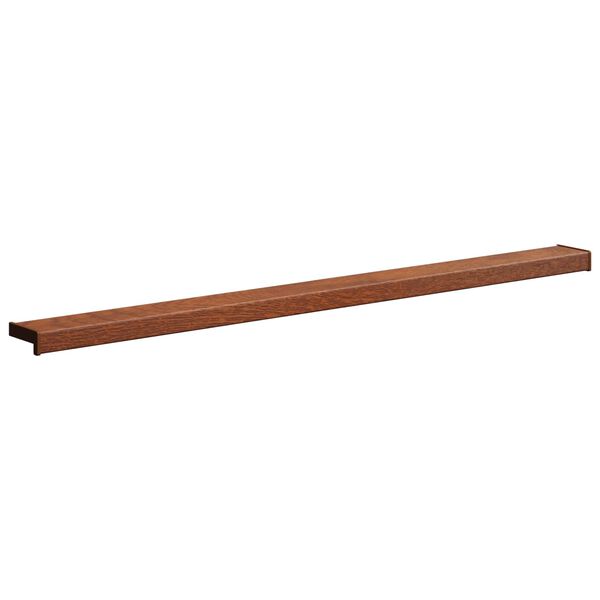vidaXL Window Sill Brown Wood 140 x 15 x 4.5 cm PVC