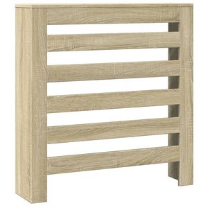 vidaXL Radiator Cover Sonoma Oak 78 x 20 x 82 cm Engineered Wood