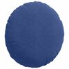 vidaXL Seat Cushions 2 pcs Police Blue Ø 80 x 29 cm Velvet