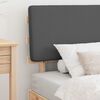 vidaXL Bed Frame with Upholstered Headboard Dark Grey 80 x 200 cm