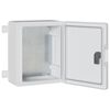 vidaXL Control Cabinet Grey 32 x 13 x 30 cm ABS Plastic