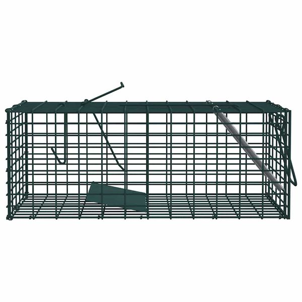 vidaXL Animal Trap Green 31 x 13 x 12cm Steel