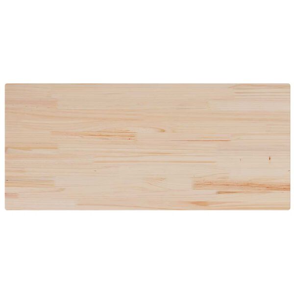 vidaXL Table Top 90x40x1.7 cm Rectangular Solid Wood Pine