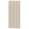 vidaXL Voile Curtain with Curtains 2 pcs Sand 245 x 140 cm Polyester