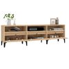 vidaXL TV Cabinet Sonoma Oak 150x30x44.5 cm Engineered Wood