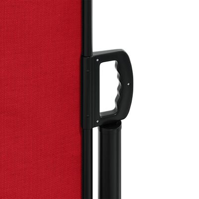 vidaXL Retractable Side Awning Red 100x300 cm