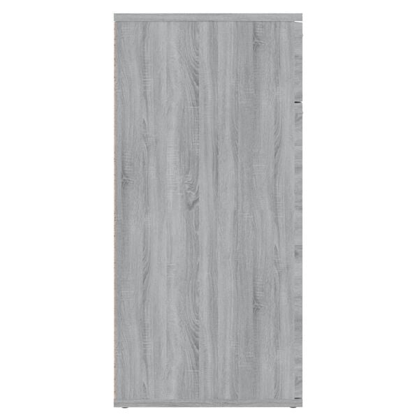 vidaXL Sideboard Grey Sonoma 80x36x75 cm Engineered Wood