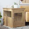 vidaXL Dog Crate Furniture Artisan Oak 64.5x80x71 cm Engineered Wood
