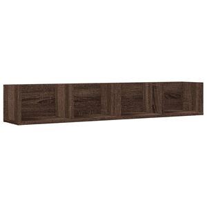 vidaXL Wall Cabinet Brown Oak 99x18x16.5 cm Engineered Wood