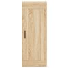 vidaXL Highboard Sonoma Oak 34.5x34x180 cm Engineered Wood