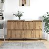 vidaXL Sideboards 2 pcs Artisan oak 120 x 35 x 70 cm Engineered wood