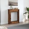 vidaXL Fireplace Surround Old Wood 75x20x87.5 cm Engineered Wood