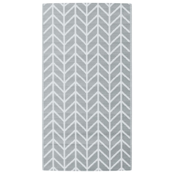 vidaXL Outdoor Carpet ARAKIL Grey 80x150 cm PP