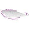 vidaXL Bed Slats Replacements with 34 Slats 2 pcs 90x200 cm