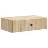 vidaXL Wall-Mounted Side Table Sonoma Oak 59 x 34.5 x 17 cm