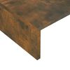 vidaXL Monitor Stand Smoked Oak 110x23.5x9 cm Engineered Wood